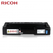 理光（Ricoh）蓝色墨粉盒SP C252C型   适用于SP C252SF/252DN