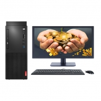 联想（Lenovo）启天M420-D179台式计算机i5-9500/8G/128G+1T/集显/一键还原/DOS/21.5寸/三年保修 三年不回收