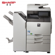 夏普（SHARP）MX-B6081D黑白多功能数码复合机+走纸连接组件MX-RB25N+带轮纸盒MX-DE25N+鞍式装订器MX-FN29