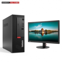 联想（Lenovo）ThinkCentre M730e-A007 台式电脑 Intel酷睿i3-10100/4GB/1TB/无光驱/三年有限上门保修/门到桌安装服务/联想IDV软件（学生机专用软件）/19.5寸显示器