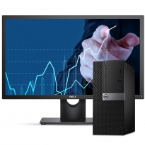 戴尔（DELL）台式电脑OptiPlex 3050 Tower 003208  I5-7500/8GB/128GSSD+1TB/DVDRW/23.8宽LCD/DOS/3年上门服务