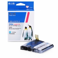 格之格/G&G NB-LC975C墨盒20ml蓝 适用于BROTHER MFC-J220/MFC-J265W/MFC-J410 DCP-J125/J315W/J515W;J410
