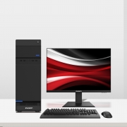 攀升/IPASON 商祺G146 I3-9100+8G+256G SSD+1000G硬盘+23.8英寸显示器+正版统信UOS操作系统+3年服务