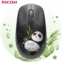 理光（Ricoh）M190 无线鼠标 办公鼠标 罗技联名款熊猫 限定版